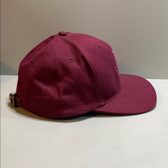 Pink + Dolphin maroon w/pink 🐬 adjustable hat - Picture 6 of 9